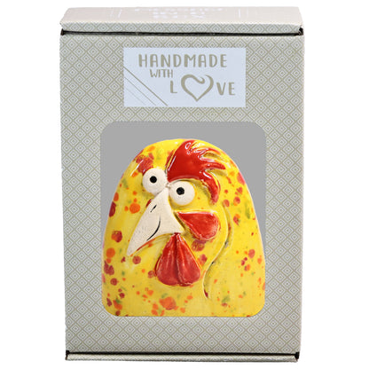 Charming Ceramic Chicken Characters in Vibrant Colours