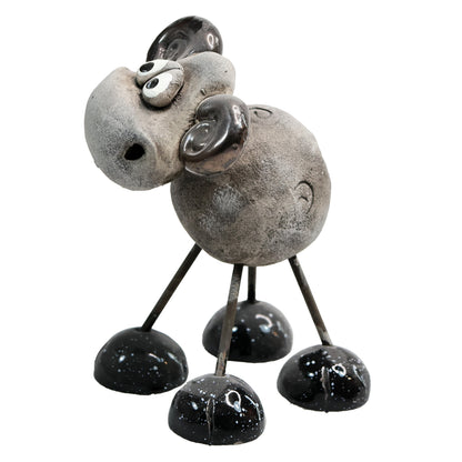 Handmade Ceramic Wire Leg Ram