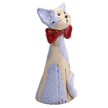 Mr & Mrs Cat with Bow Tie and Flower