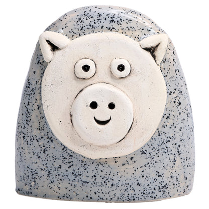 Charming Character of Handmade Ceramic Pig