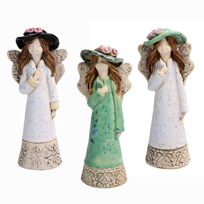 Handmade Ceramic Angel in Hat